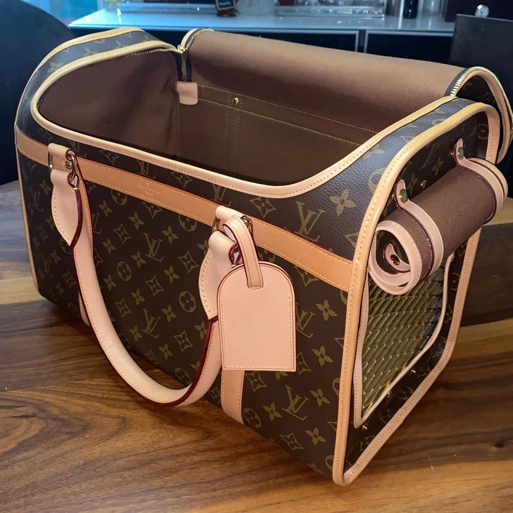 Louis Vuitton small dog carrier